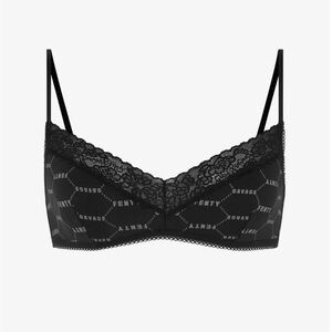 Savage X Fenty Cotton Essentials Lace-Term Bralette